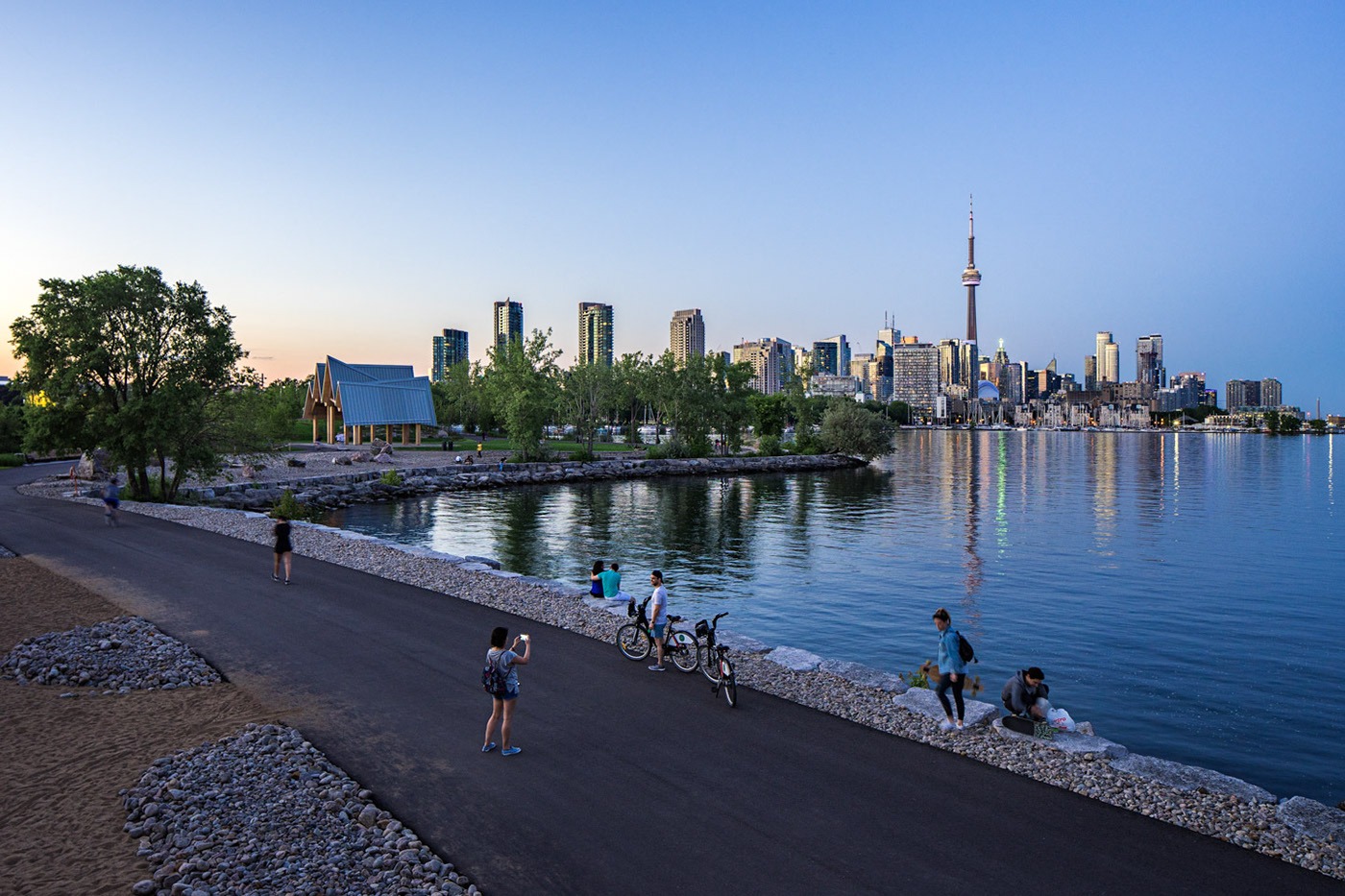 Waterfront view at Trillium Park